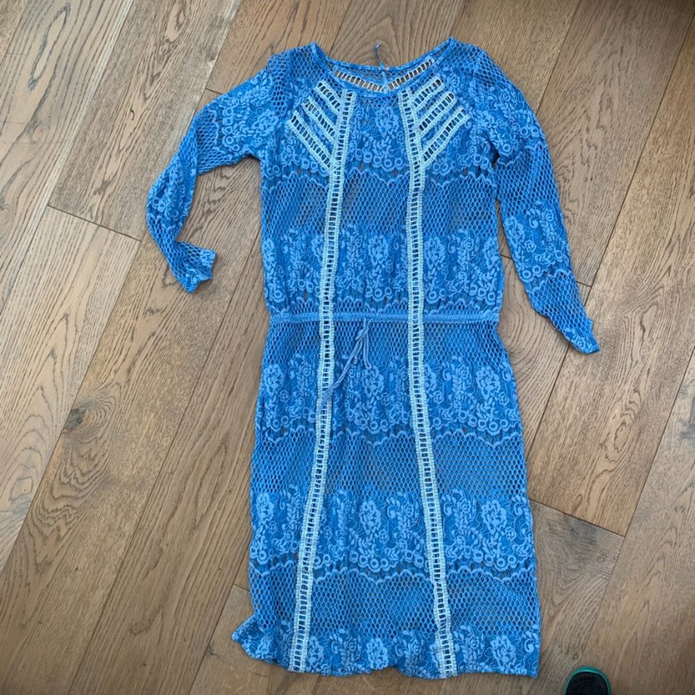 Free People Lace coverup dress